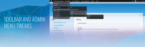 Toolbar and Admin Menu Tweaks banner image