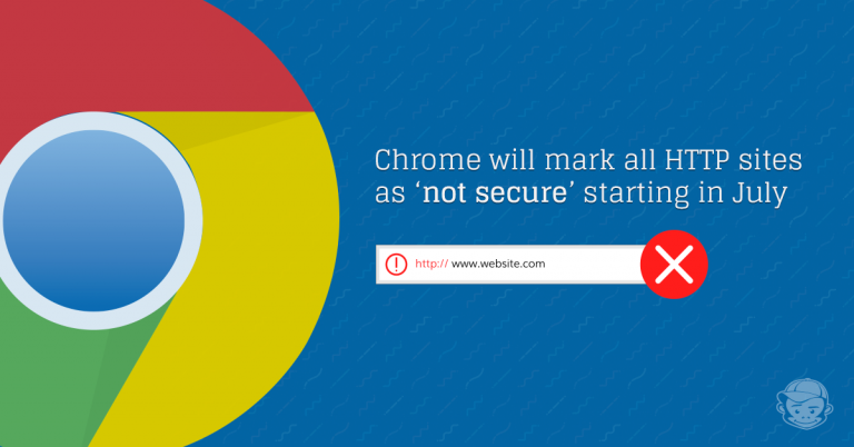 Chrome will mark all HTTP graphic