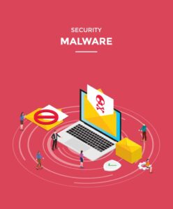 Security Malware graphic